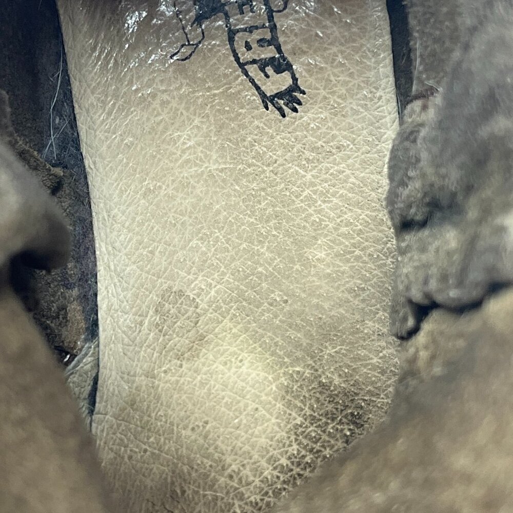 Freebird Austin double-zip leather ankle booties pre-worn 9 grey brown - Picture 13 of 15